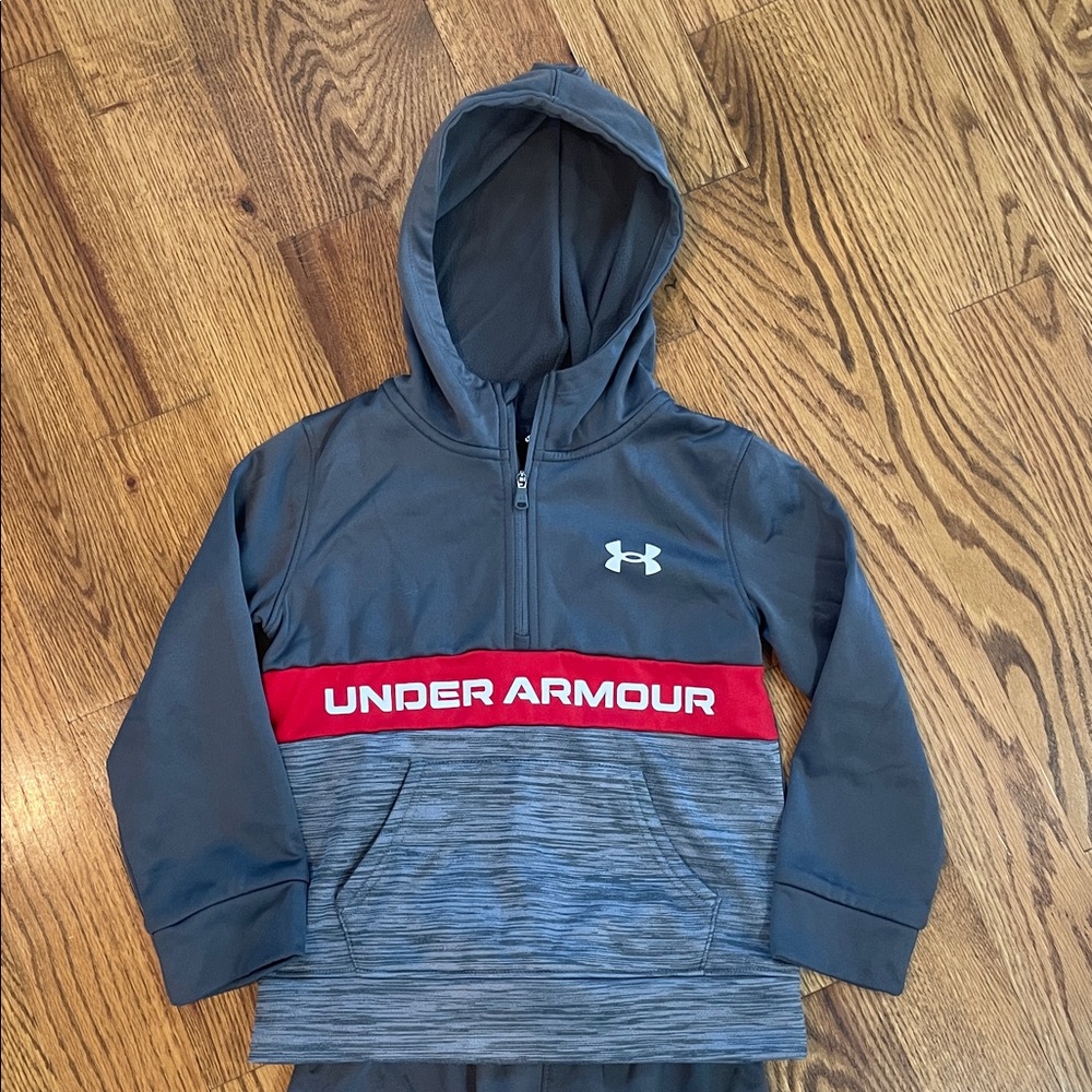 Boy’s Under Armour Matching Sweatsuit. Size 5. Excellent to Like New Condition. - Picture 3 of 13